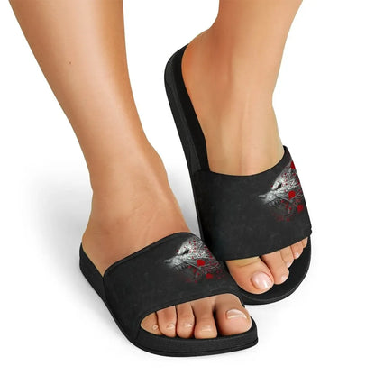Vikings Slide Sandals Fenrir Blood