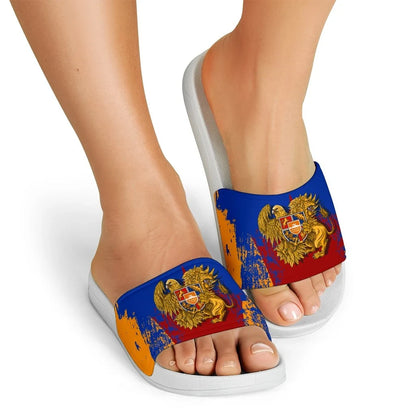 Armenia Special Coat of Arms Slide Sandals