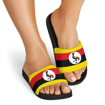 Uganda Slide Sandals Original Flag