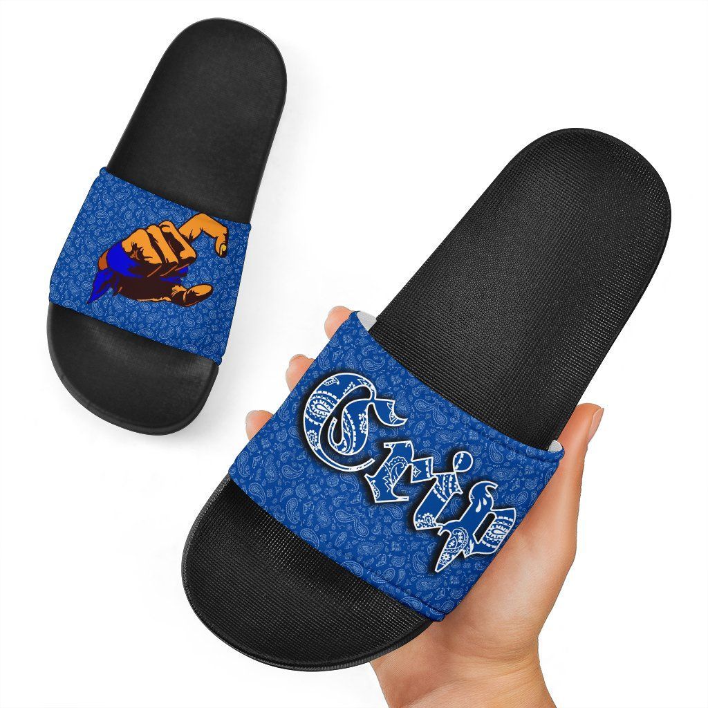 Crips Gang Slide Sandals
