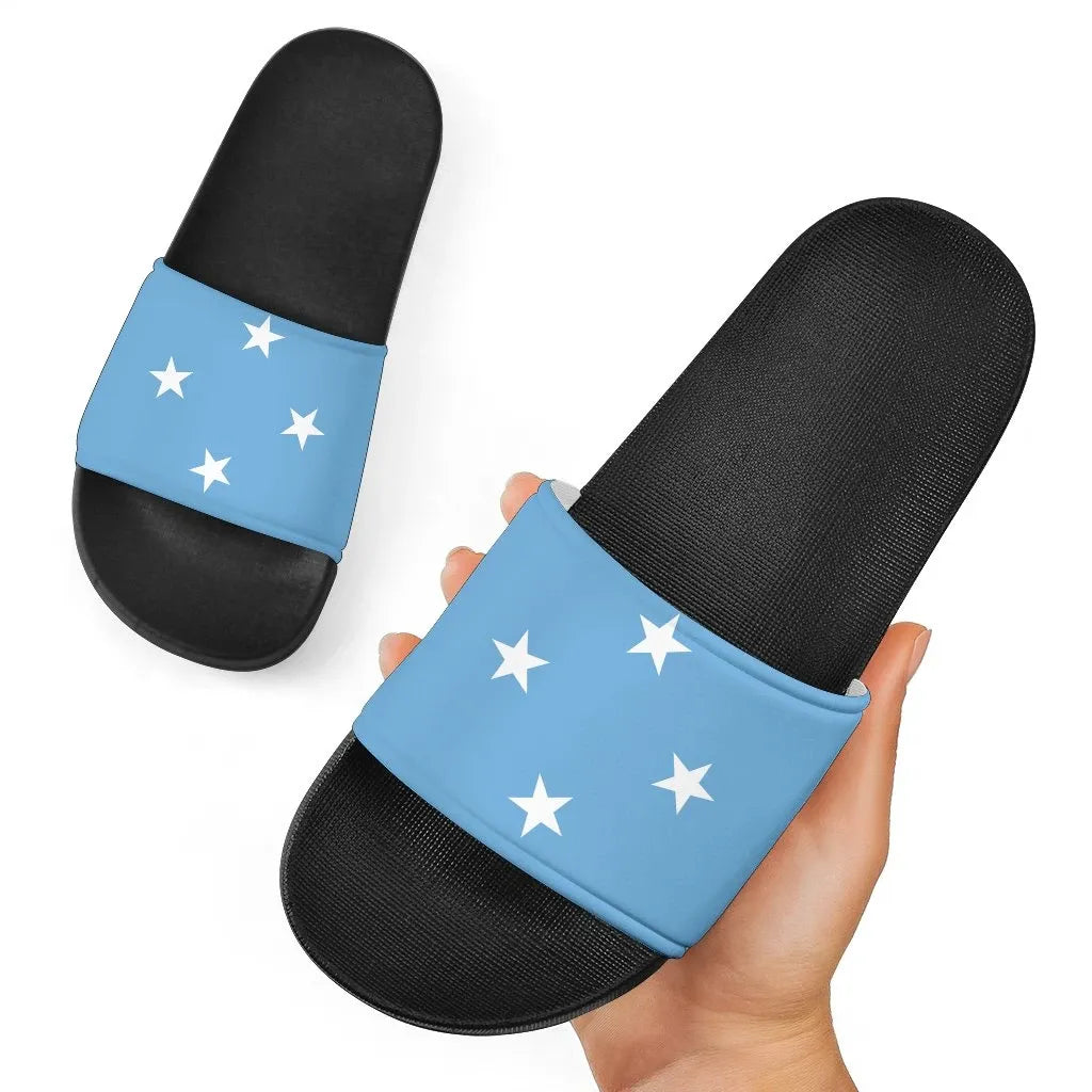 Micronesia Slide Sandals Original Flag