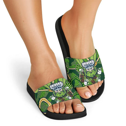 Raiders Slide Sandals Canberra Indigenous