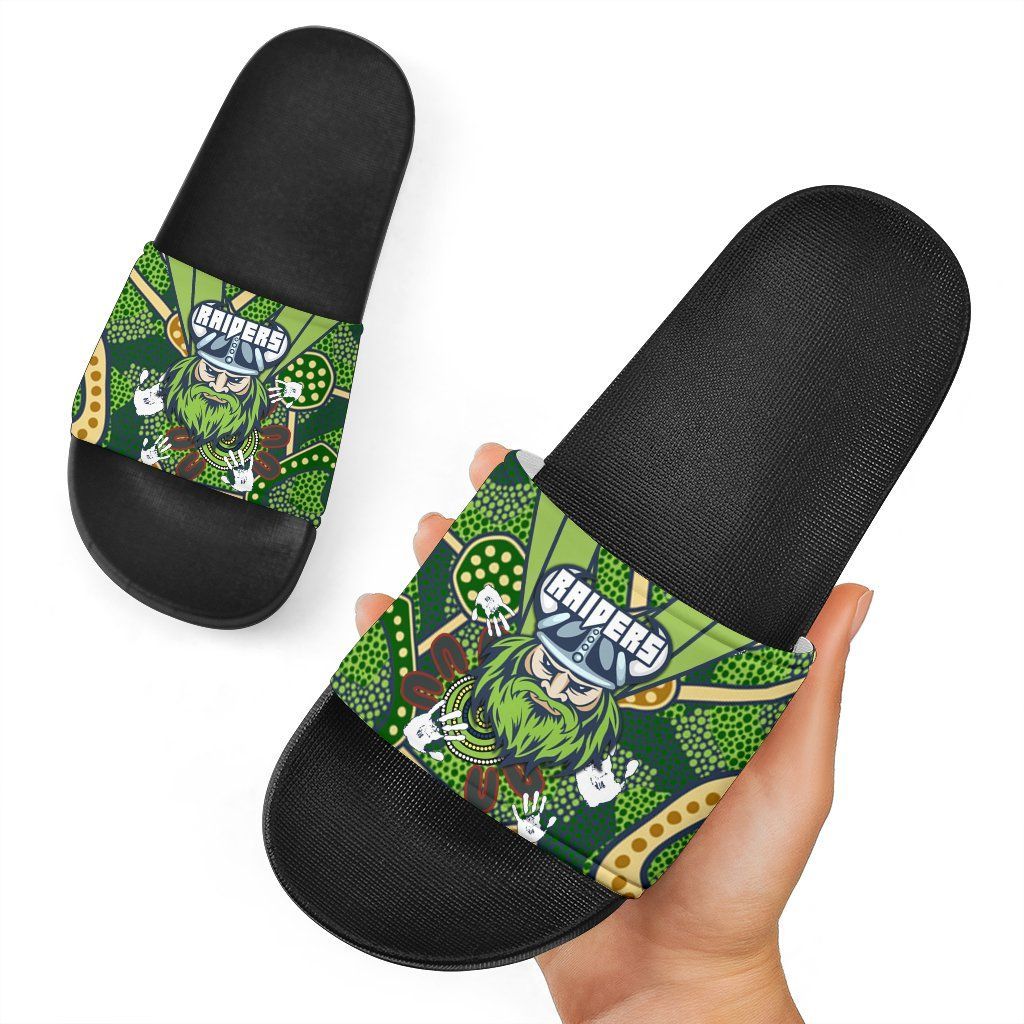 Raiders Slide Sandals Canberra Indigenous