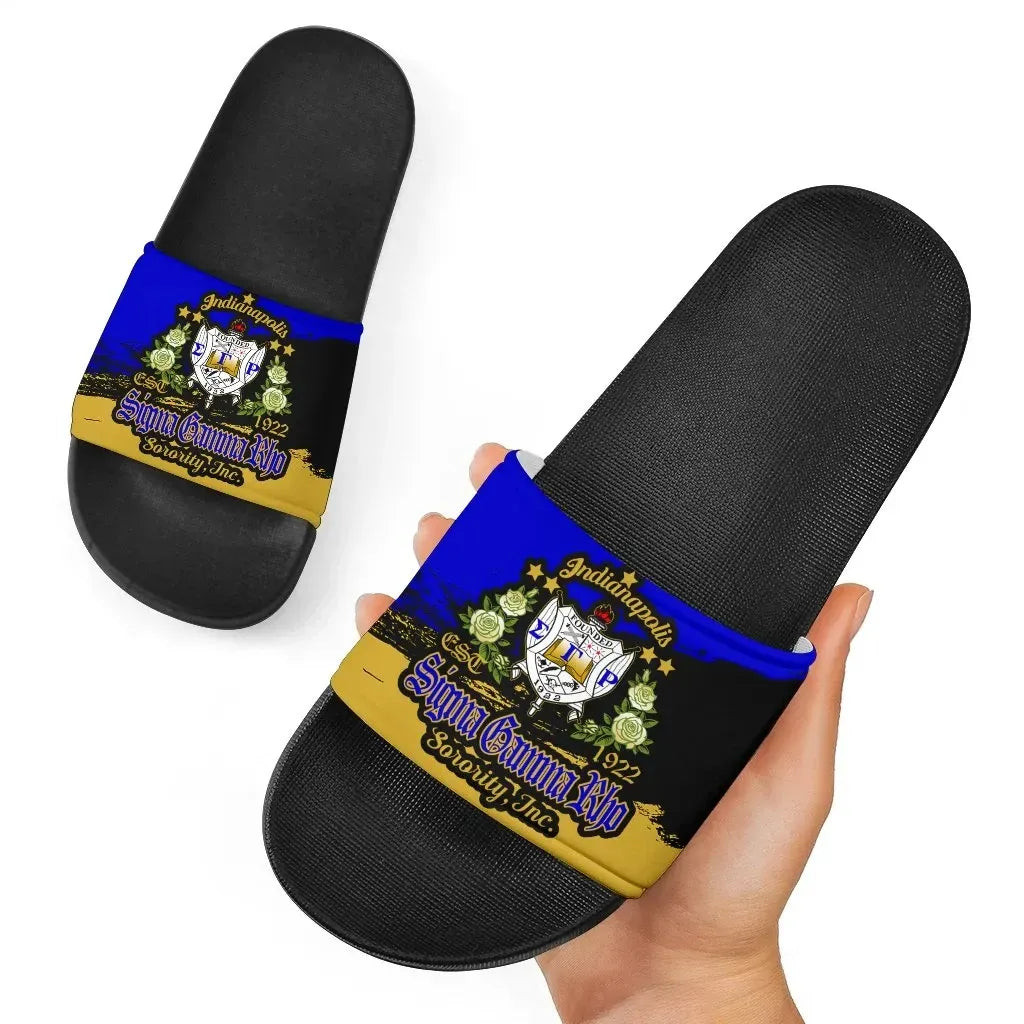 Sigma Gamma Rho Slide Sandals Paint Style