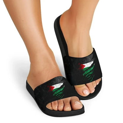 Palestine In Me Slide Sandals Special Grunge Style