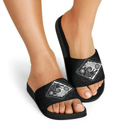 Vikings Slide Sandals The Wolves Skoll And Hati