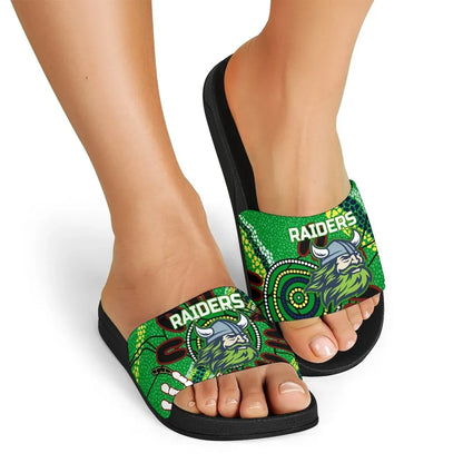Raiders Indigenous Slide Sandals