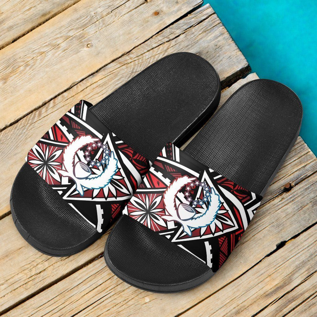 Pohnpei Sandals Tribal Flower Special Pattern