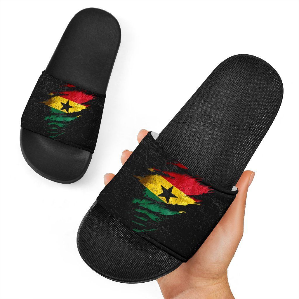 Ghana In Me Slide Sandals Special Grunge Style