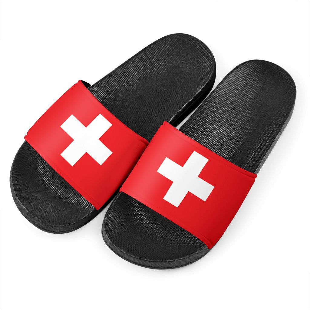 Switzerland Slide Sandals Original Flag