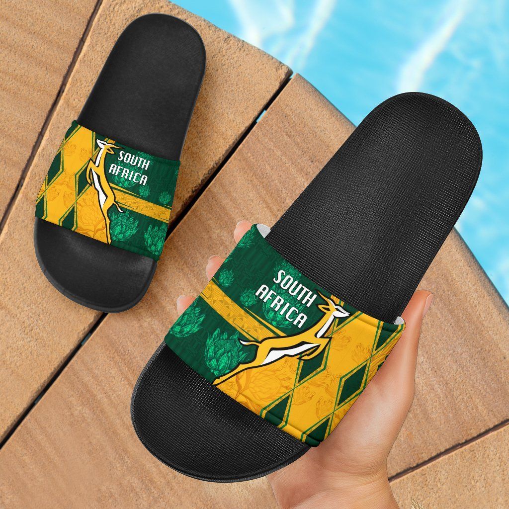 South Africa Slide Sandals Springboks Rugby Be Fancy