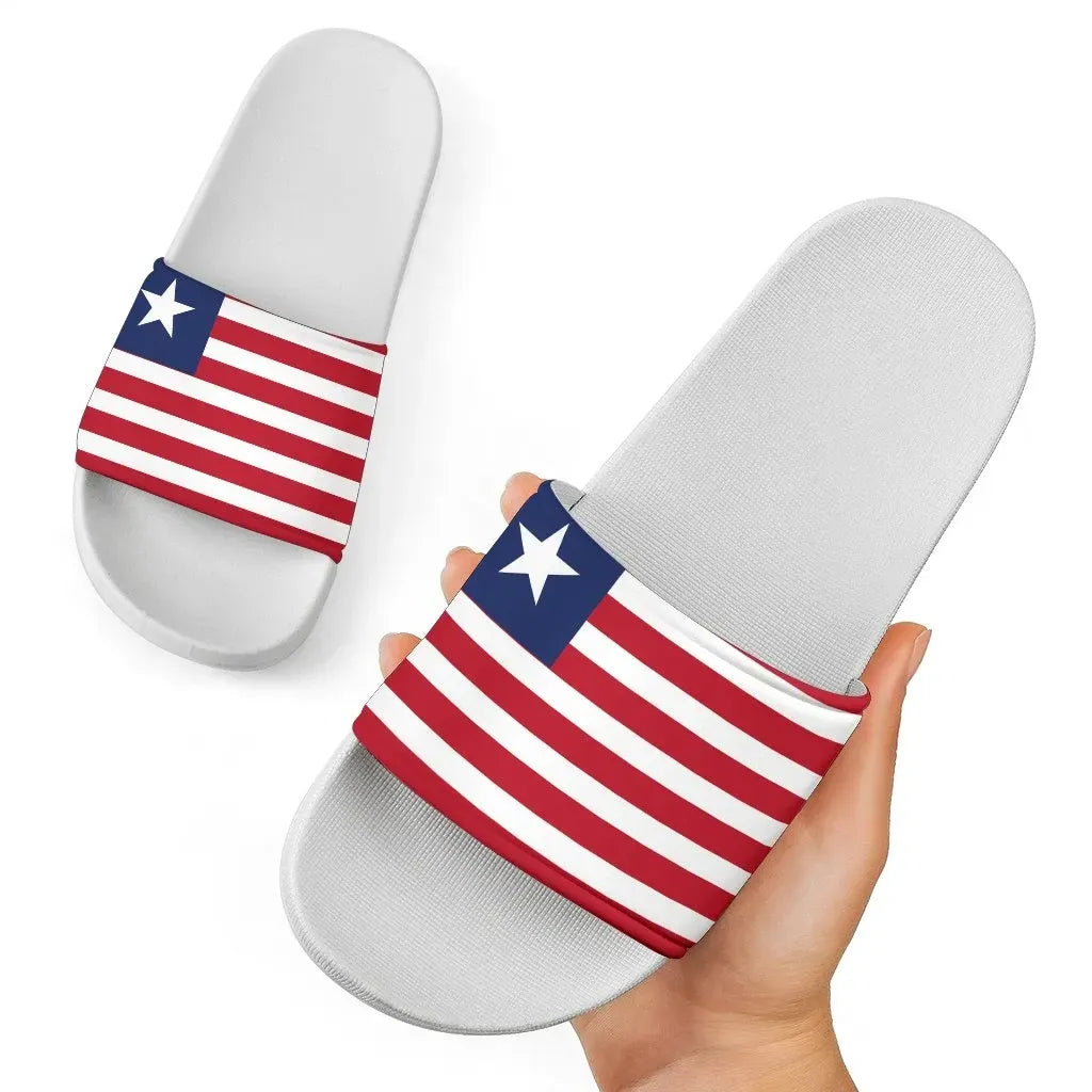 Liberia Slide Sandals Original Flag