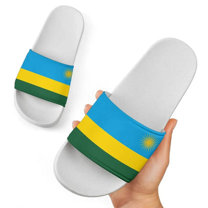 Rwanda Slide Sandals Original Flag