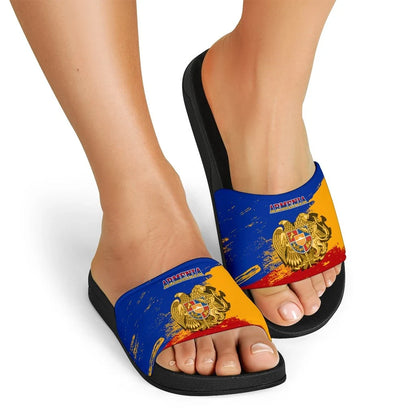 Armenia Slide Sandal Armenia Blue