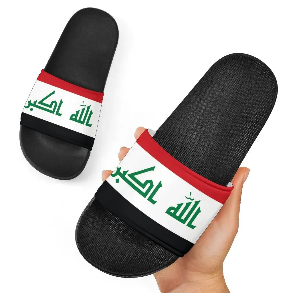 Iraq Slide Sandals Original Flag