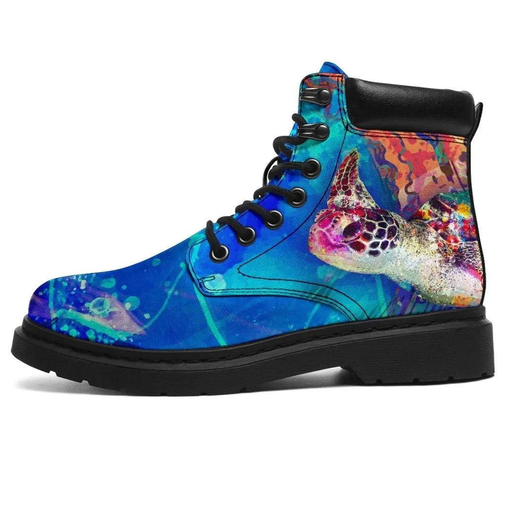 Tahiti Polynesian Boots (All season) Coral Treasure