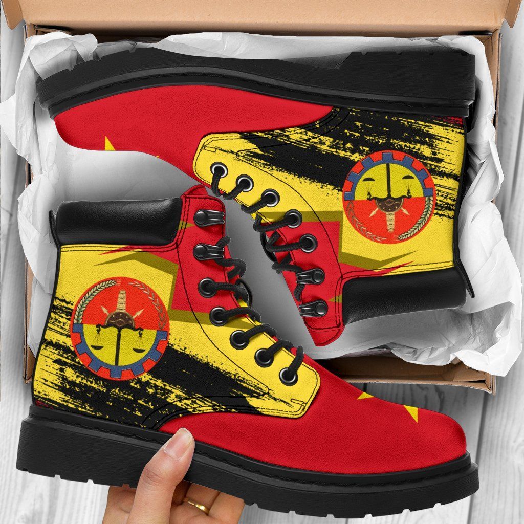 Tigray Coat Of Arms And Flag All Season Boots
