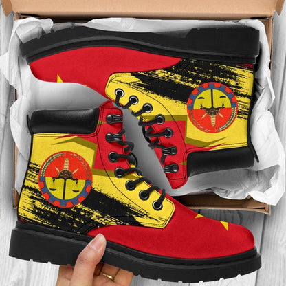 Tigray Coat Of Arms And Flag All Season Boots