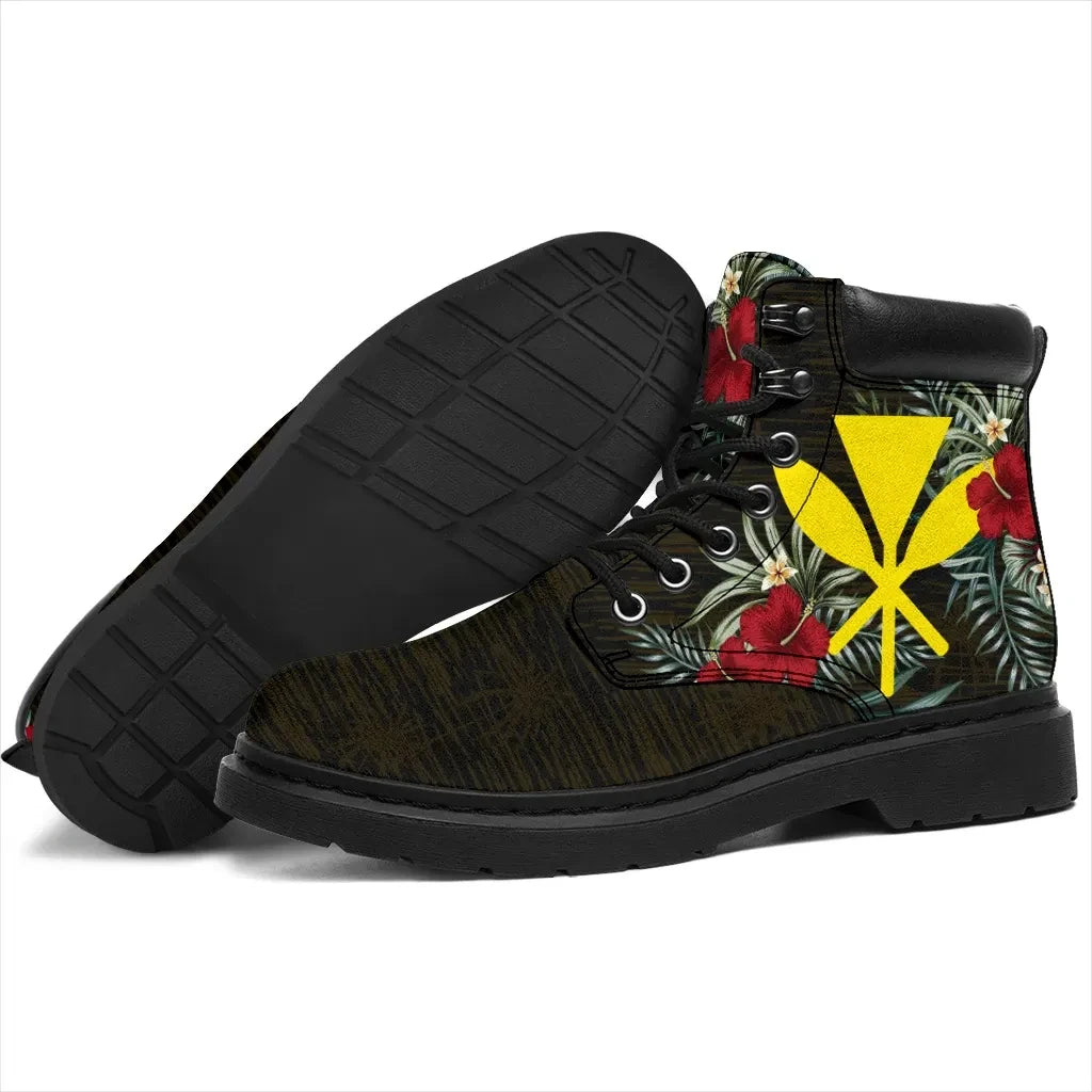 Kanaka Maoli (Hawaiian) Hibiscus All Season Boots