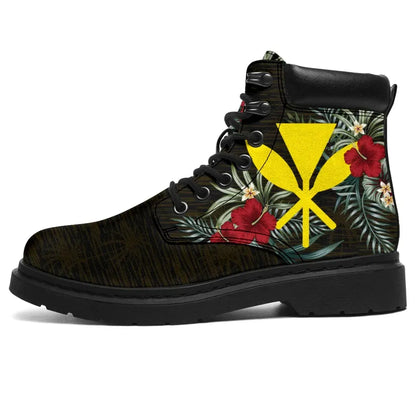Kanaka Maoli (Hawaiian) Hibiscus All Season Boots