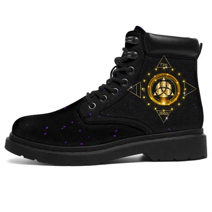 Celtic All Season Boots Celtic Wiccan Fire Earth Water Air