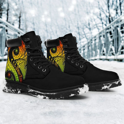 Hawaii Personalised All Season Boots Hawaii Polynesian Decorative Patterns