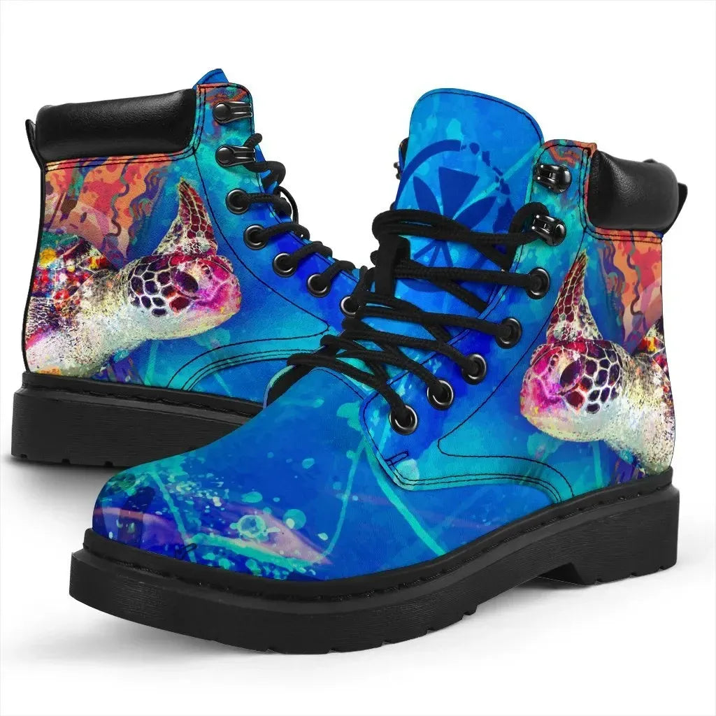 Polynesian Hawaii Boots (All season) Coral Treasure