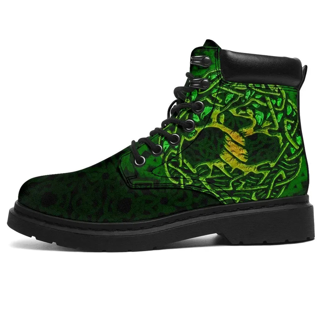 Celtic All Season Boots Celtic Tree Of Life Vintage Style