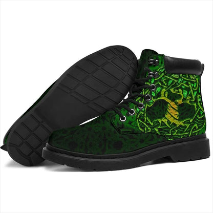 Celtic All Season Boots Celtic Tree Of Life Vintage Style