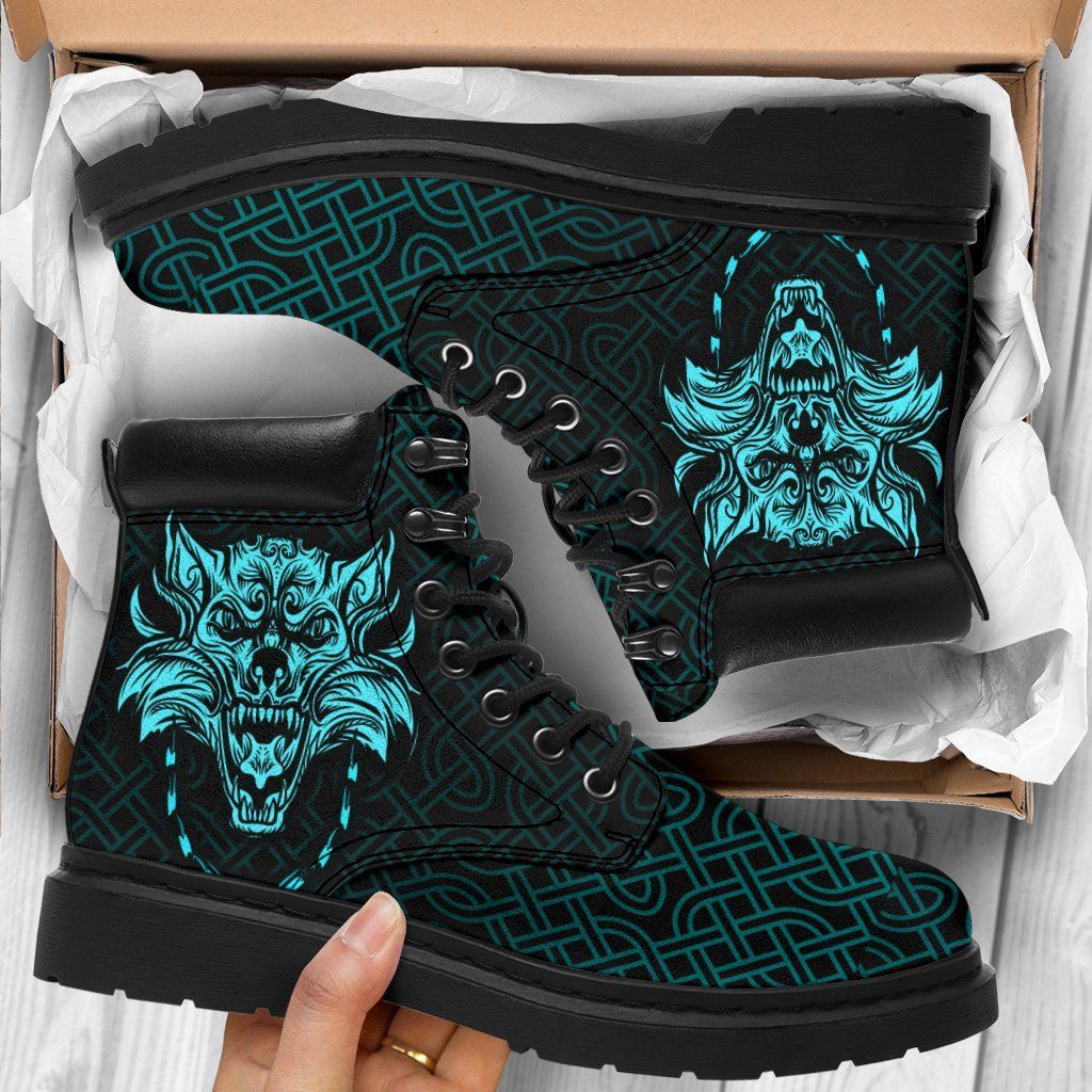 All Season Boots Fenrir Viking Cyan 3D