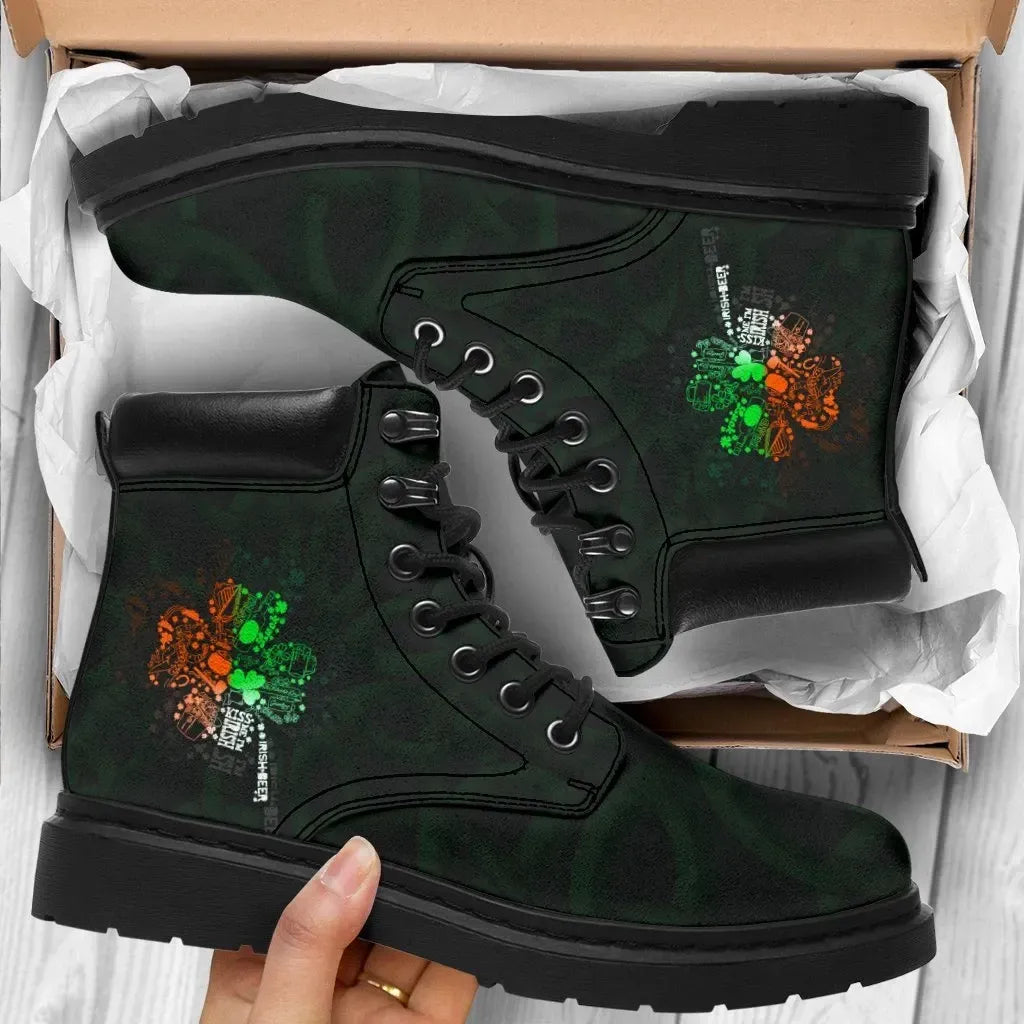 Ireland All Season Boots Ireland Shamrock St.Patrick Day Style