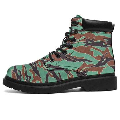 Army Guyana Tiger Stripe Camouflage Seamless All Season Boots