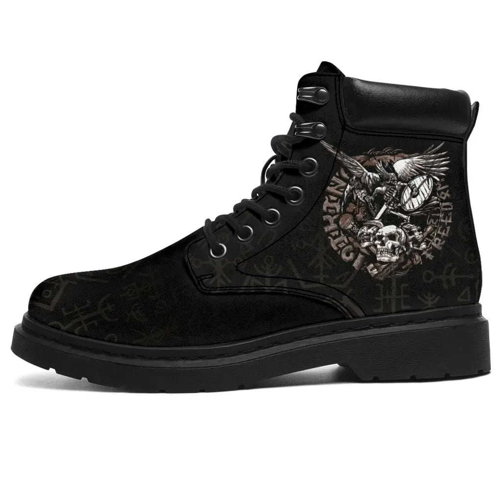 Viking Warrior Tattoo Odin All Season Boots