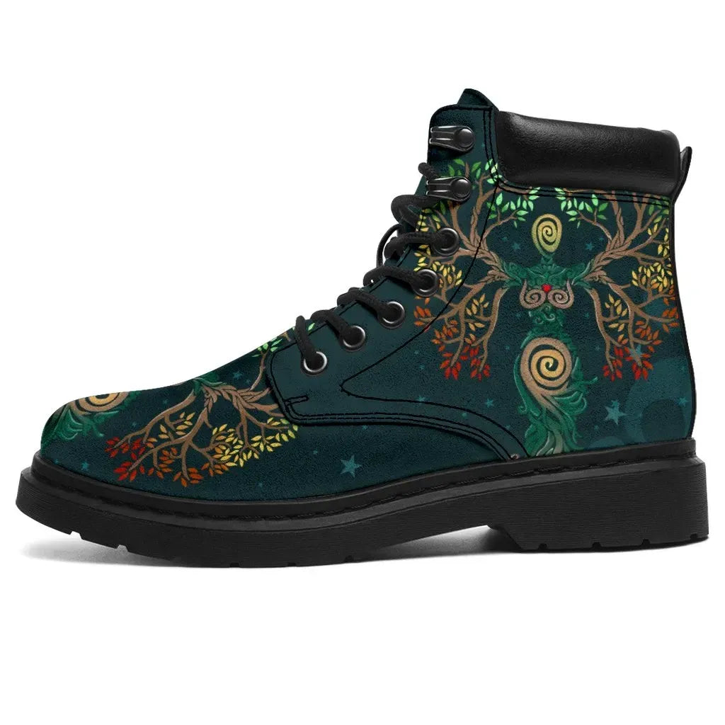 Celtic Tree of Life All Season Boots The Soul of Celts