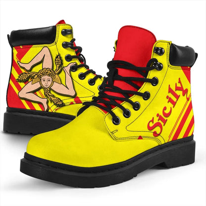 Sicily All Season Boots Sicily Trinacria