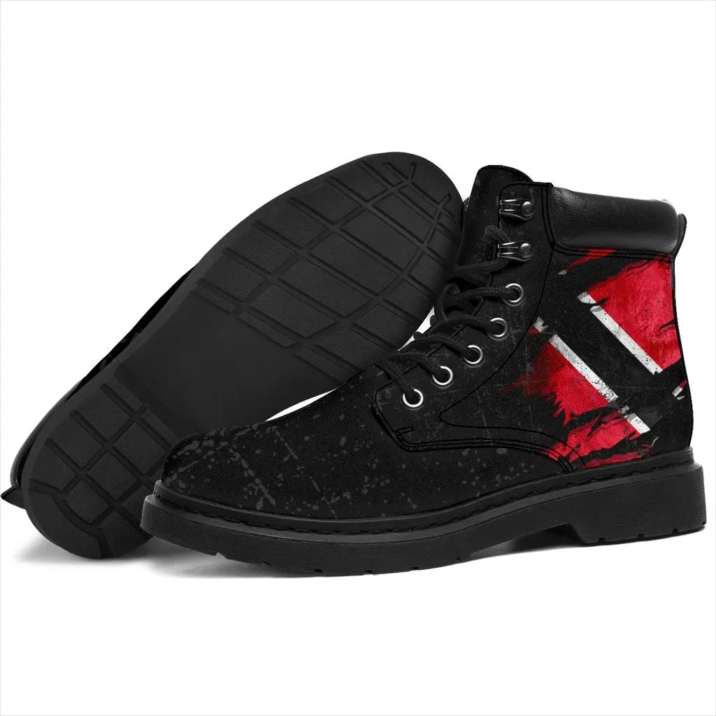 Trinidad & Tobago In Me All Season Boots Special Grunge Style