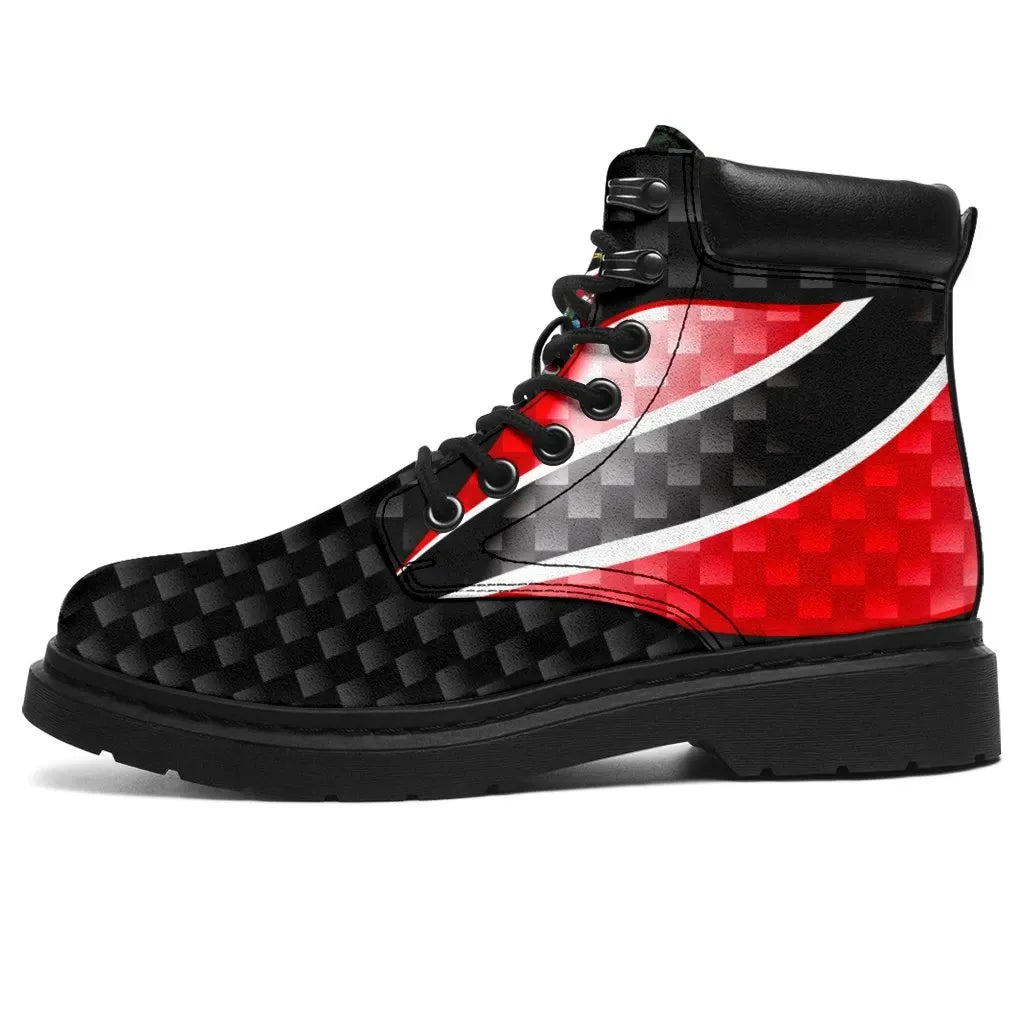 Trinidad and Tobago All Season Boots Trinidad and Tobago Flag