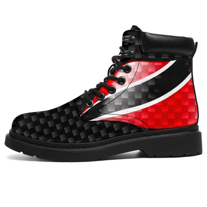 Trinidad and Tobago All Season Boots Trinidad and Tobago Flag