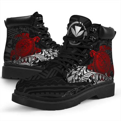 Polynesian Hawaii Boots (All season) Polynesian Turtle (Red)
