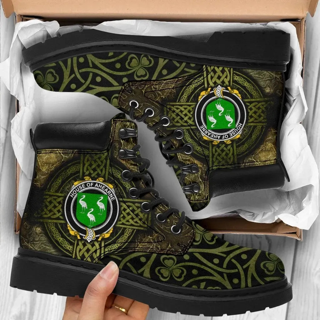 Celtic All Season Boots House of Ahearne Boots Crest Celtic Cross