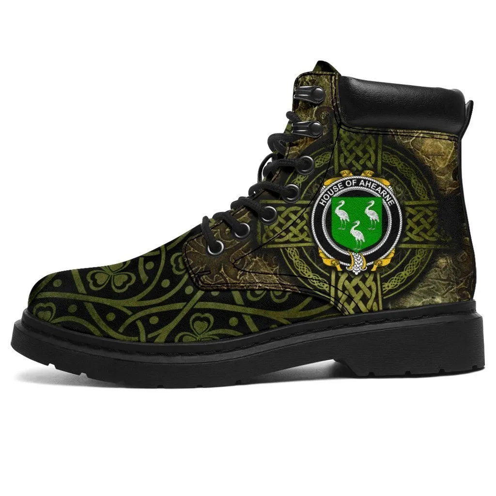 Celtic All Season Boots House of Ahearne Boots Crest Celtic Cross