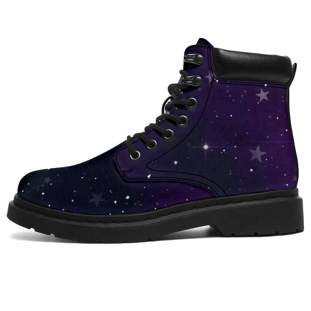 Celtic Wicca All Season Boots Pentagram With Tree Of Life