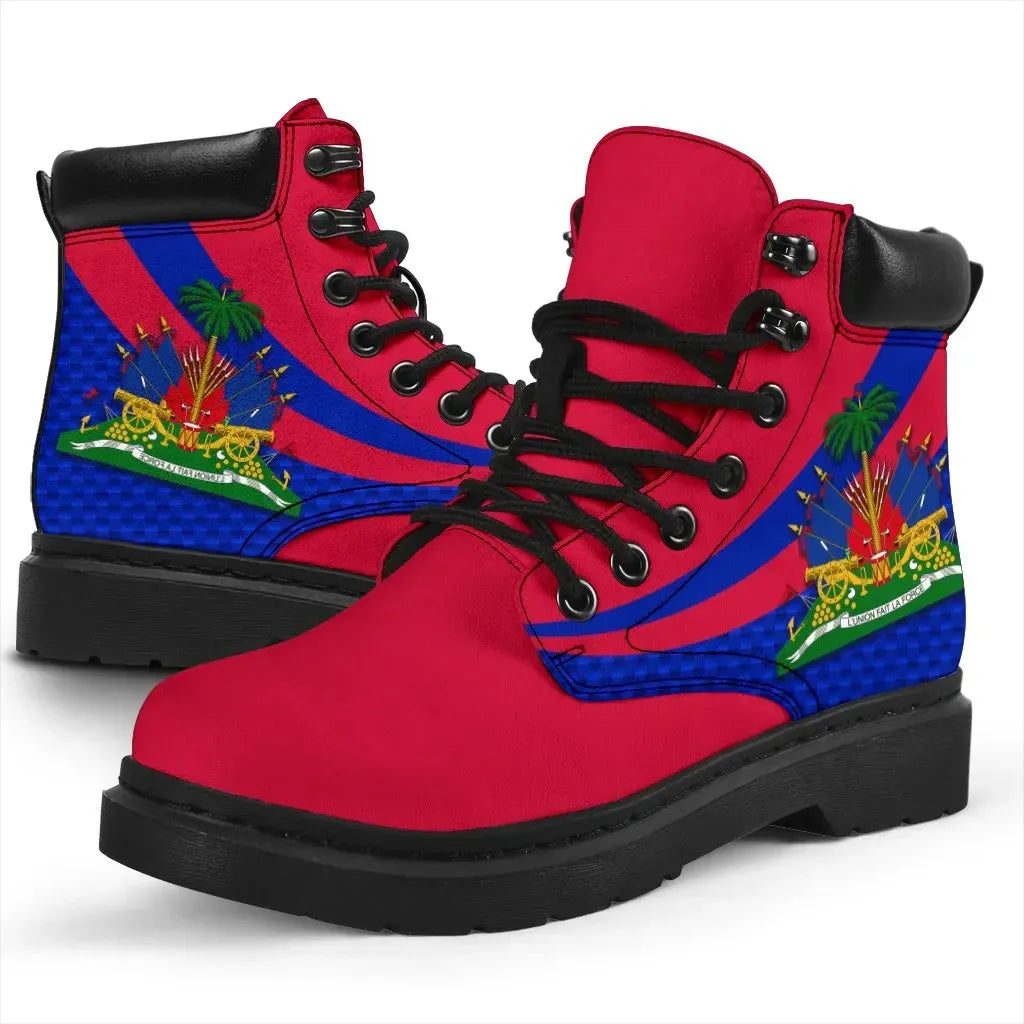 Haiti All Season Boots Haiti Coat Of Arms