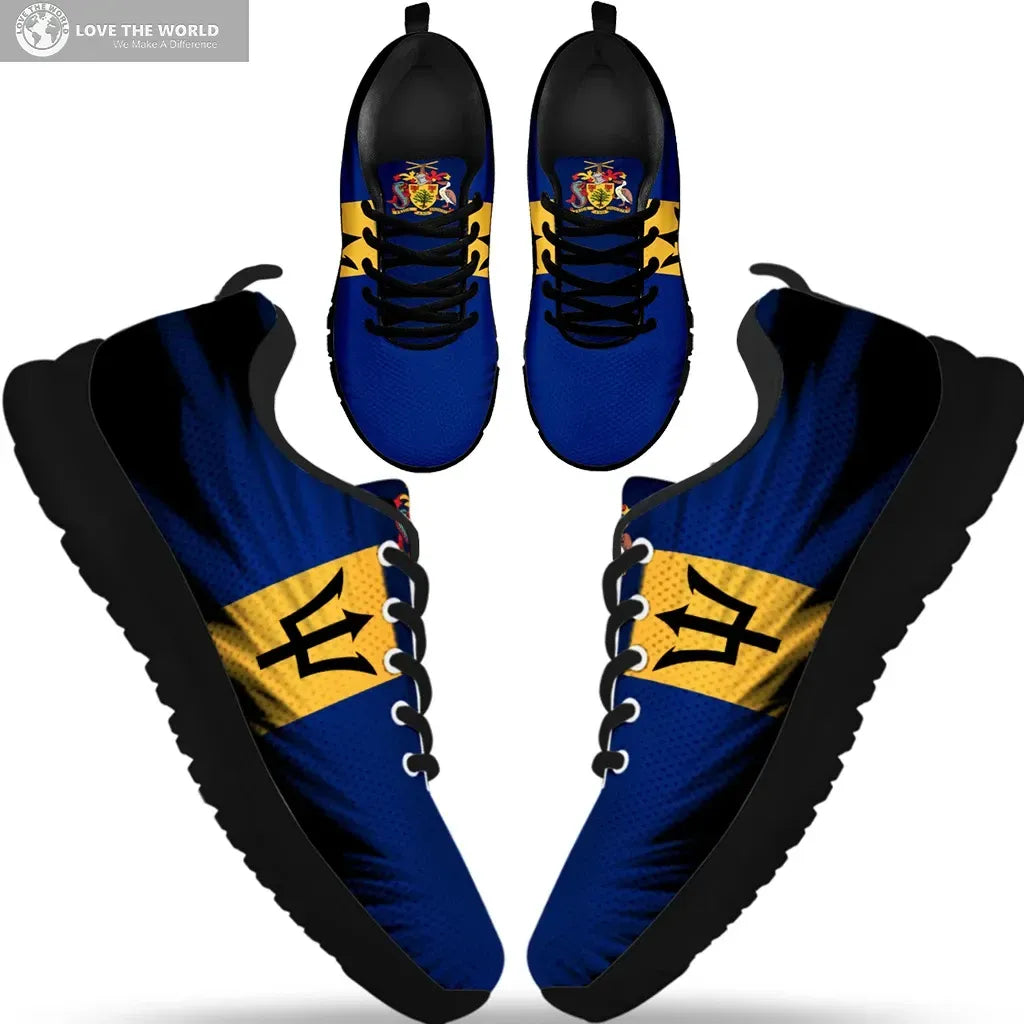 Barbados Flying Flag Wings Sneakers Version 2.0