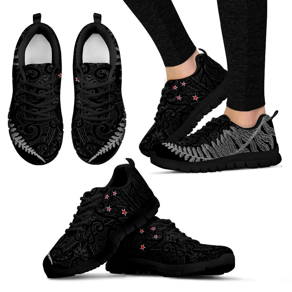 Aotearoa Maori Silver Fern Sneakers