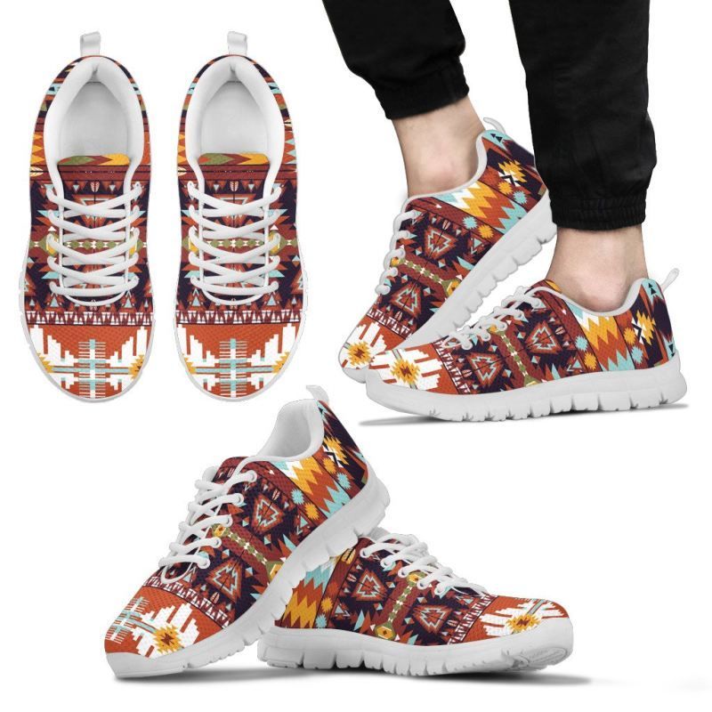 Aztec Pattern Sneakers 03