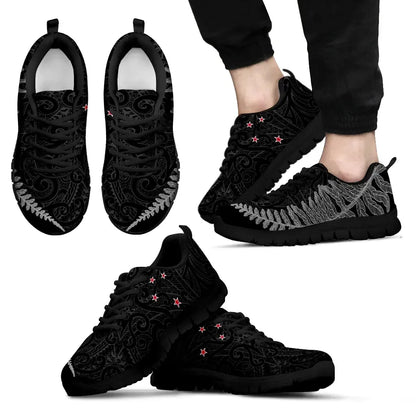 Aotearoa Maori Silver Fern Sneakers