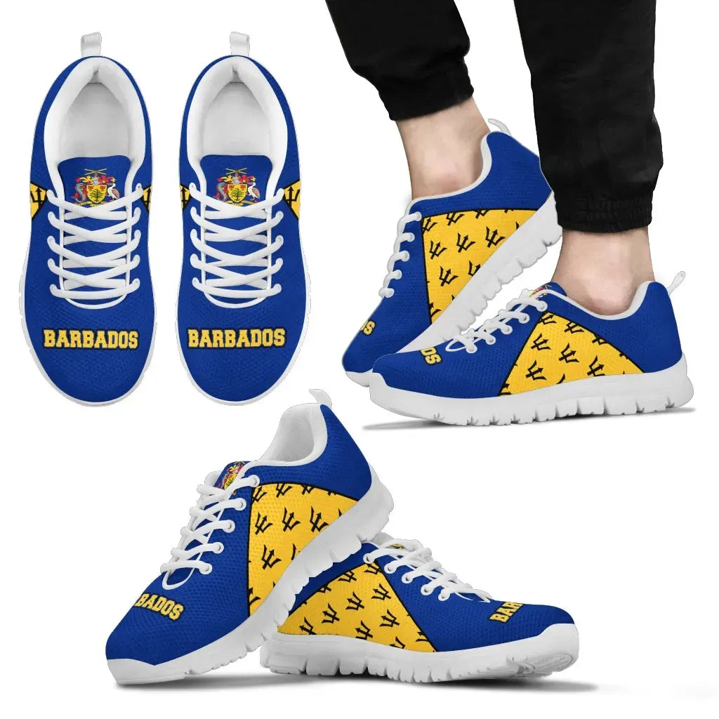 Barbados Athletic Sneakers Black/White Versions