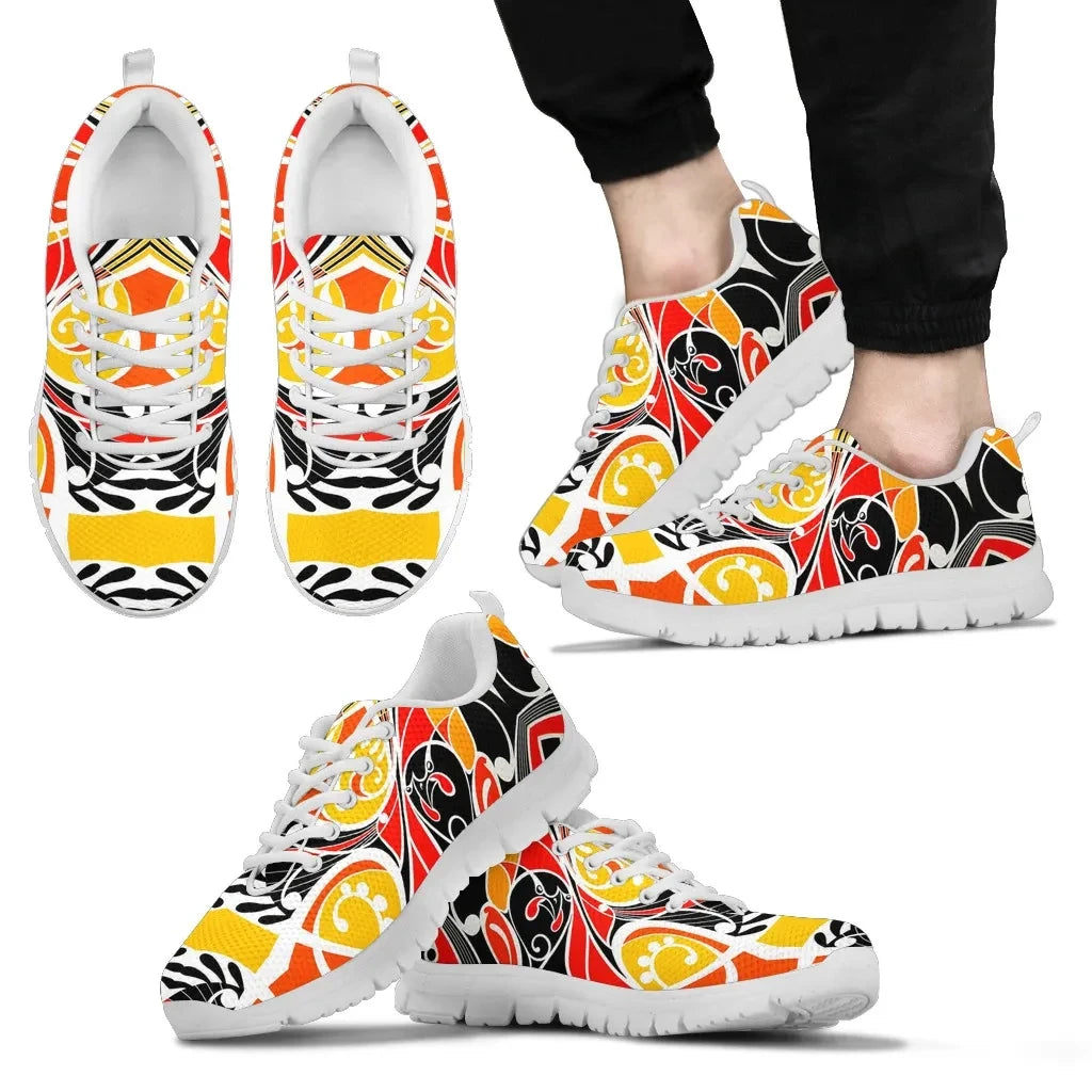Ataahua Tieke New Zealand Sneakers Orange Version