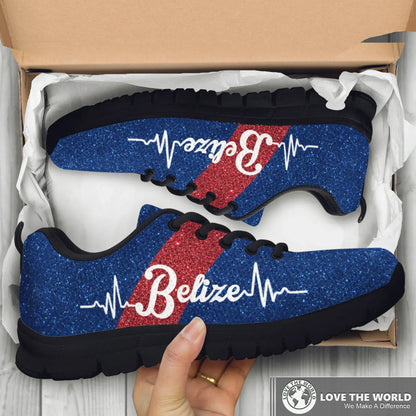 Belize Sneakers Flag Color Shoes